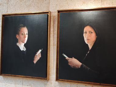 Premi Josep Ventosa de Pintura, Sra. Susana Gaitan Gimenez per l'obra "Eterno lenguaje Obsolescencias"
