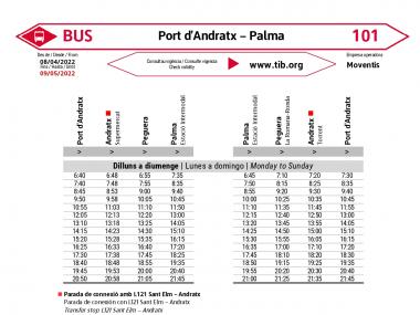 L 101 - DES DE 08/04/2022 FINS 09/05/2022