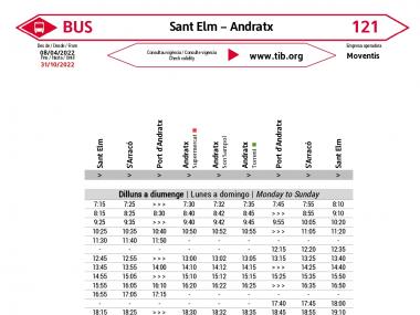 L 121 - DES DE 08/04/2022 FINS 31/10/2022