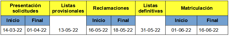 CALENDARIO