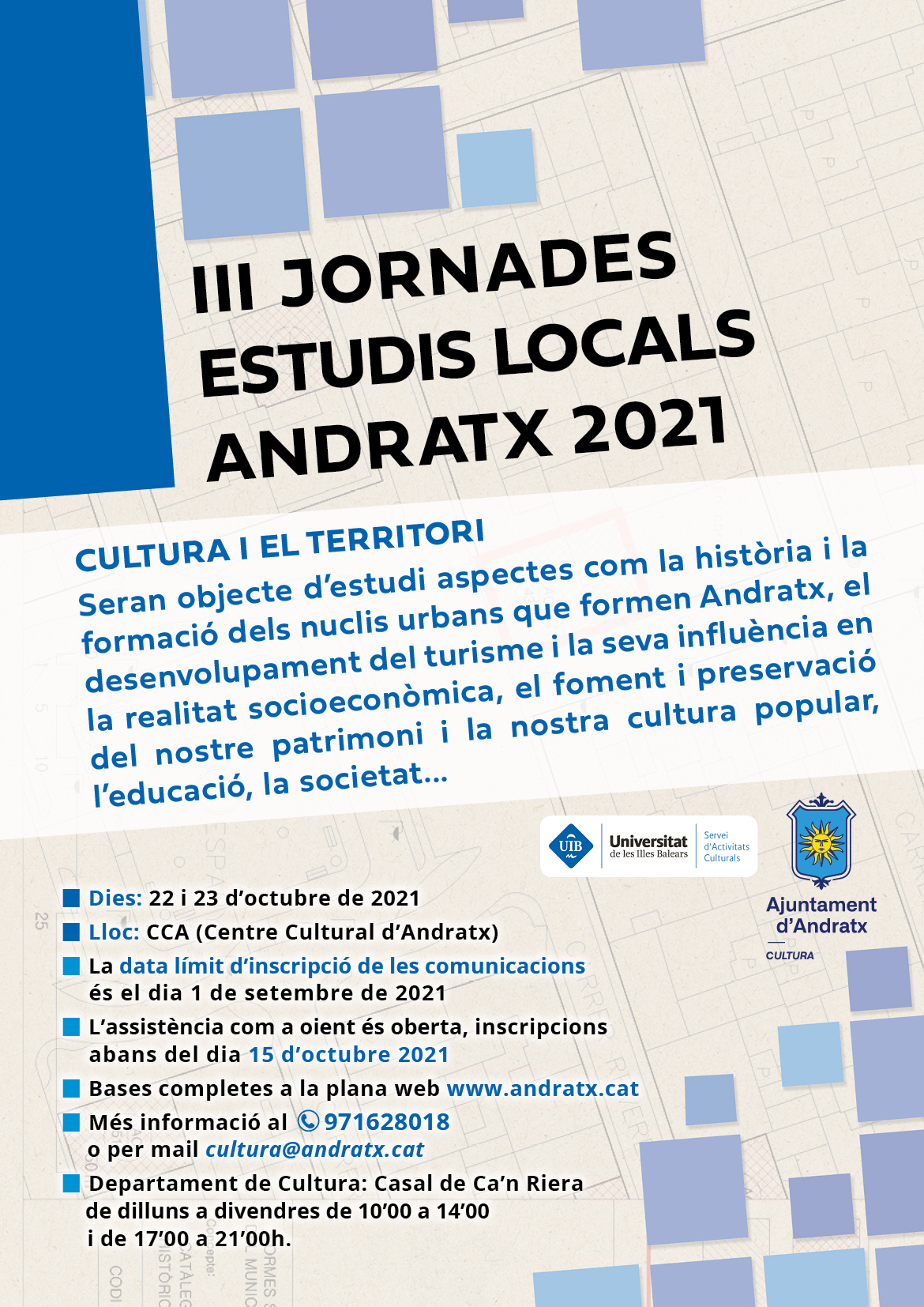 Cartell  III Jornades Estudis Locals 