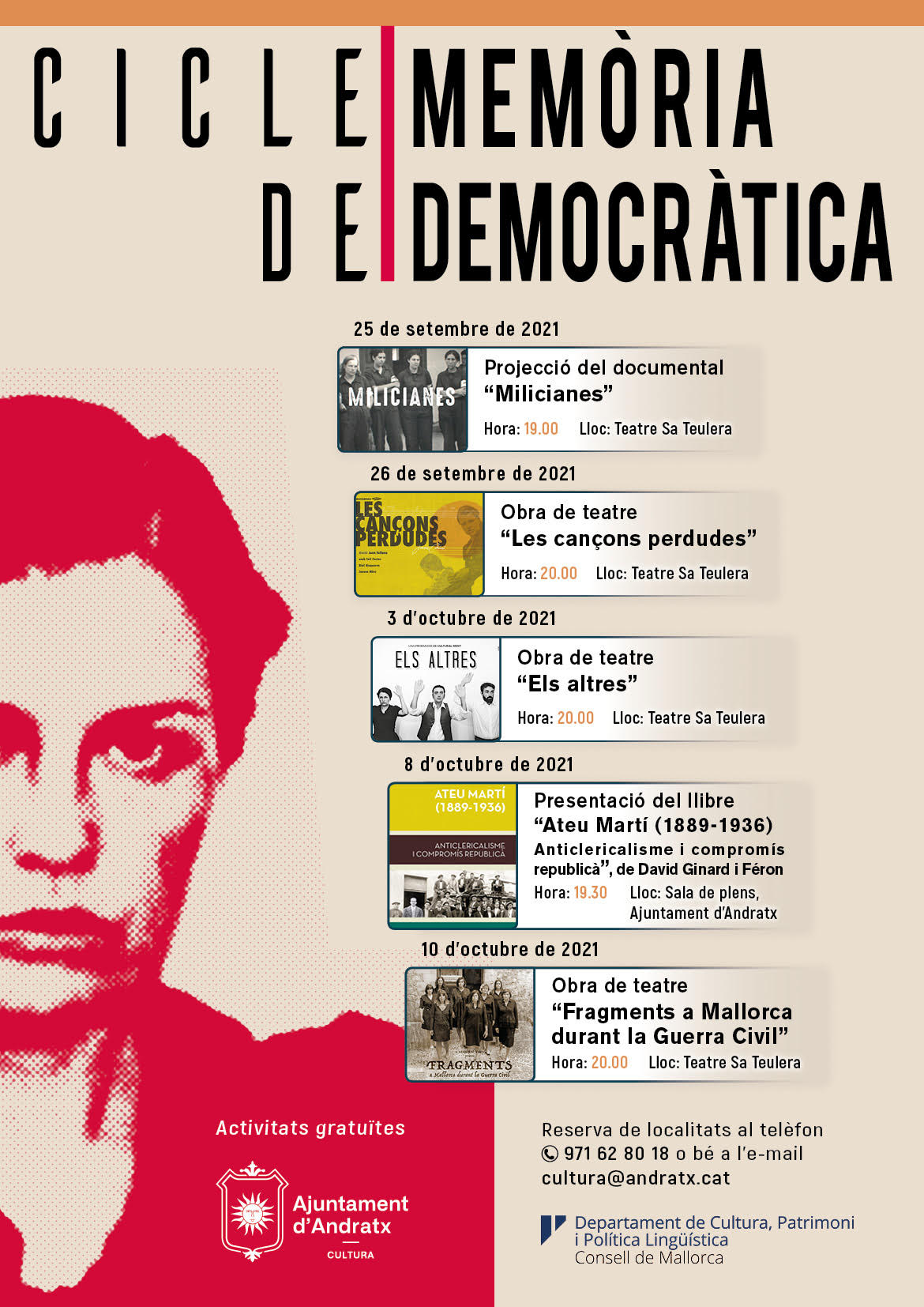 Cartell Cicle de Memòria Democràtica