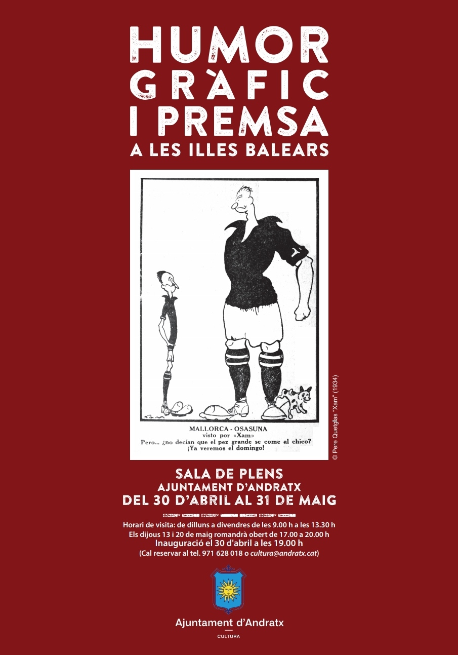 Cartell Exposició Humor Gràfic i Premsa a les Illes Balears